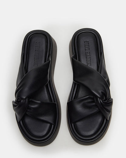Steve Madden CYRIX Black Women's Platform Slide Sandal
