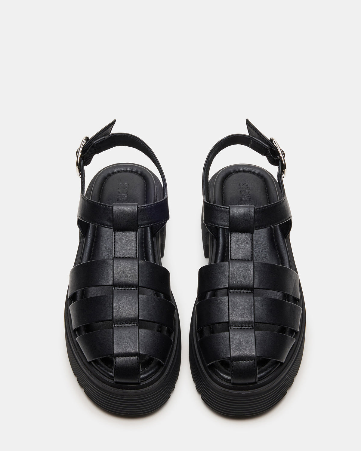Steve Madden BASS Black Platform Fisherman Women's Sandal