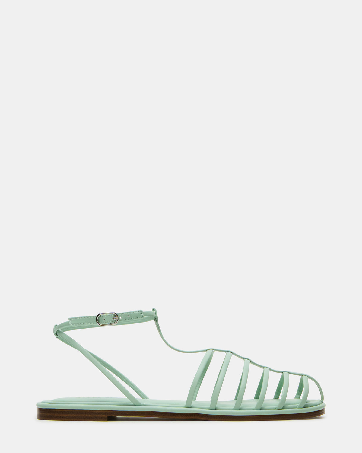 Steve Madden MARIN Pistachio Flat Strappy Fisherman Sandal