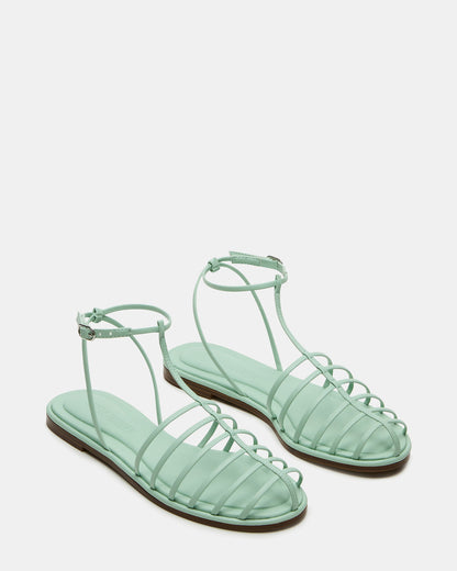 Steve Madden MARIN Pistachio Flat Strappy Fisherman Sandal
