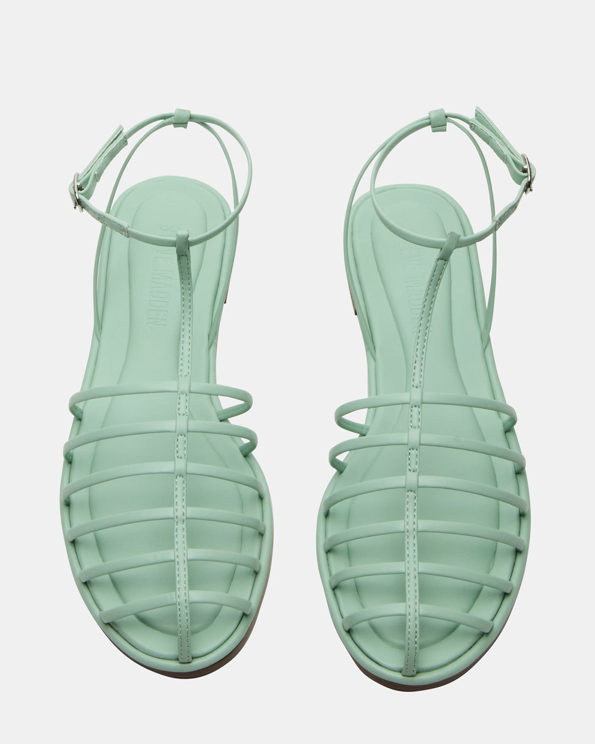 Steve Madden MARIN Pistachio Flat Strappy Fisherman Sandal
