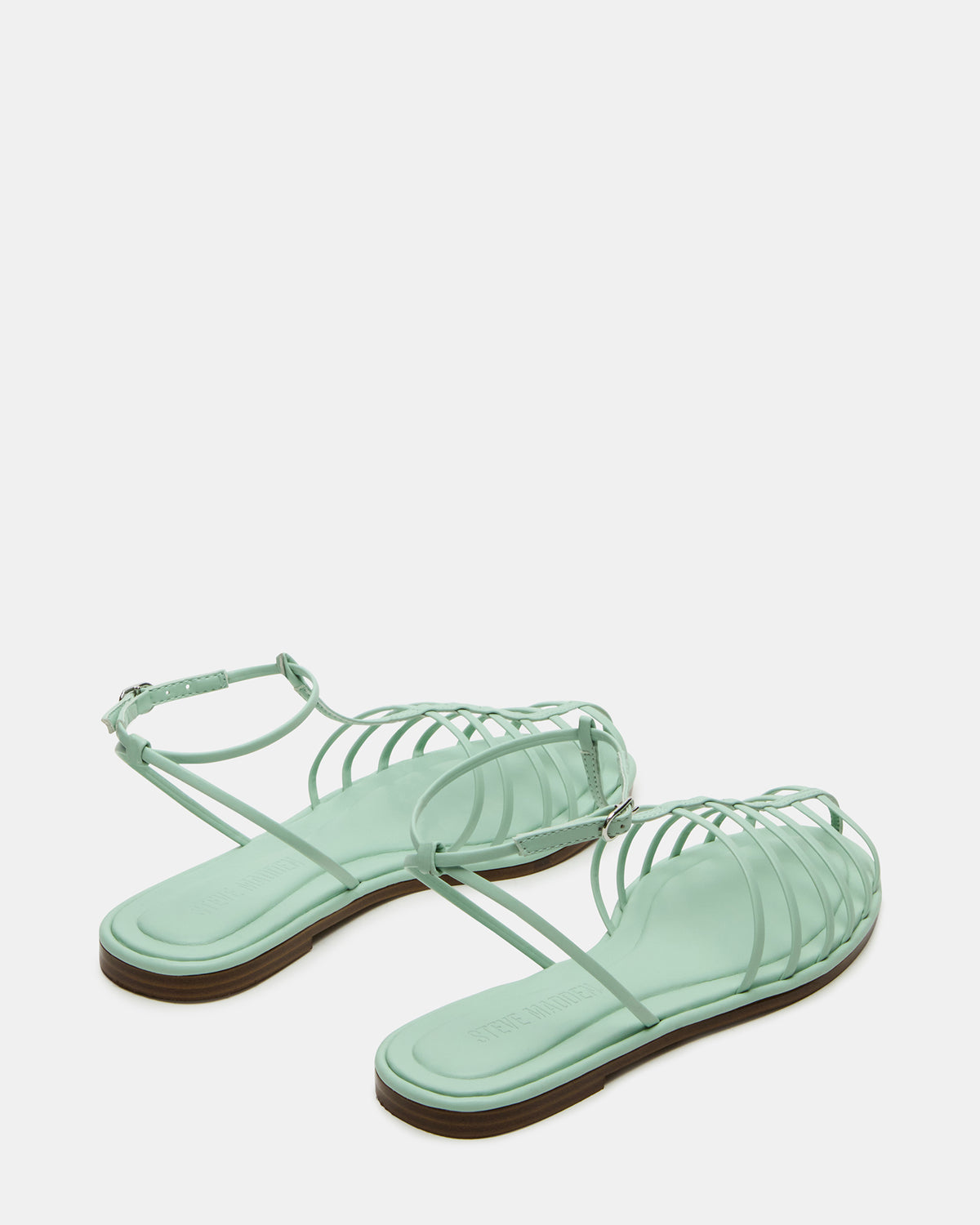 Steve Madden MARIN Pistachio Flat Strappy Fisherman Sandal