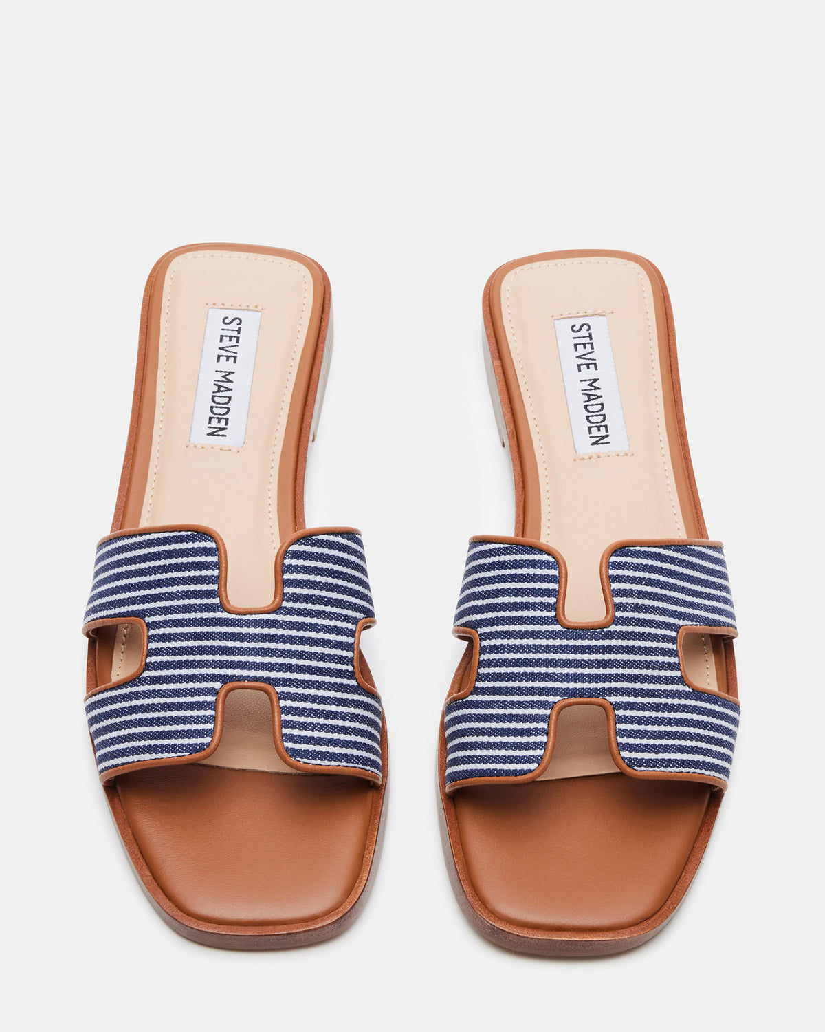 Steve Madden HADYN Navy Multi Sandal | Women's Designer Sandals