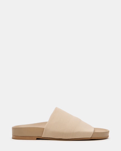 Steve Madden SANSA Tan Flatform Footbed Slide Women's Sandal
