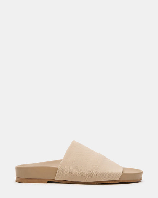 Steve Madden SANSA Tan Flatform Footbed Slide Women's Sandal