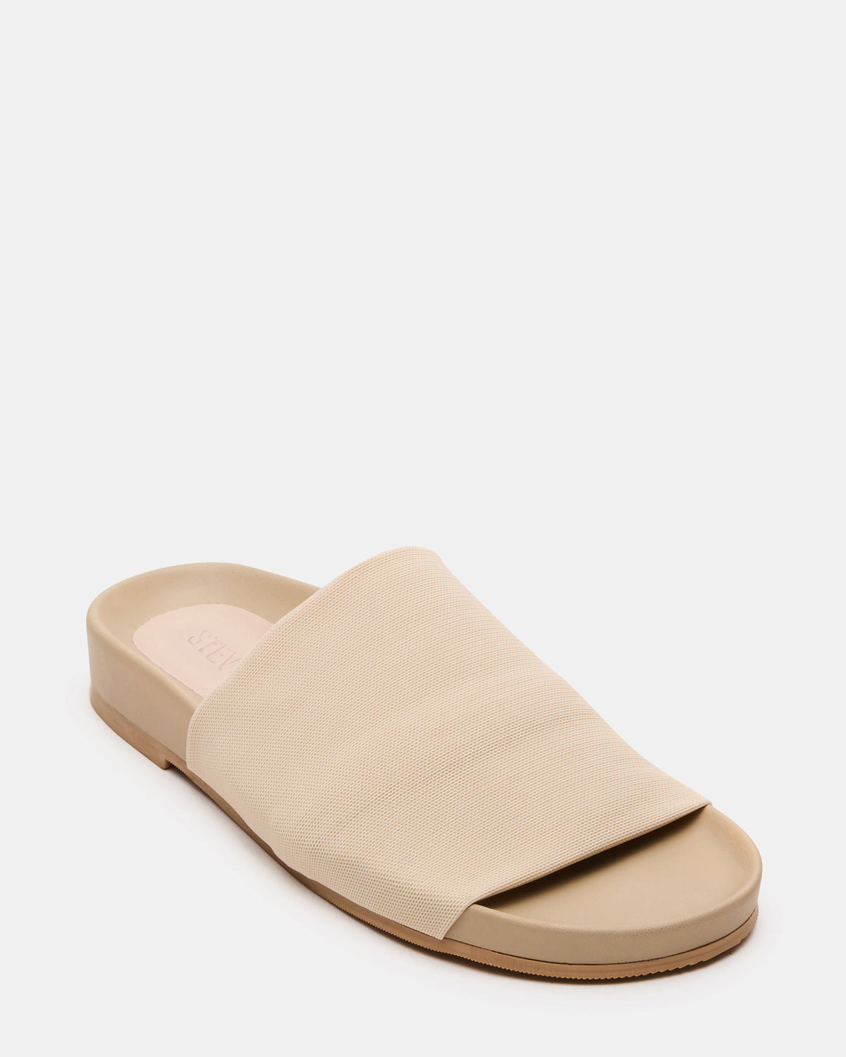 Steve Madden SANSA Tan Flatform Footbed Slide Women's Sandal