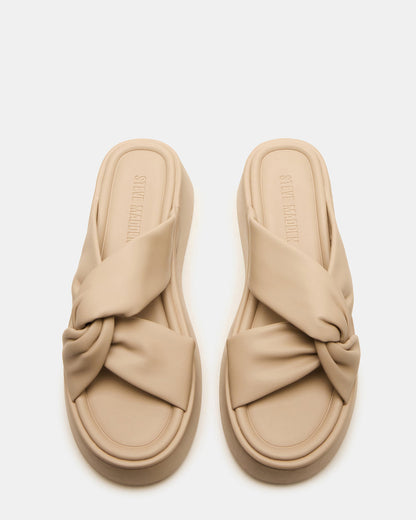 Steve Madden CYRIX Taupe Women's Platform Slide Sandal