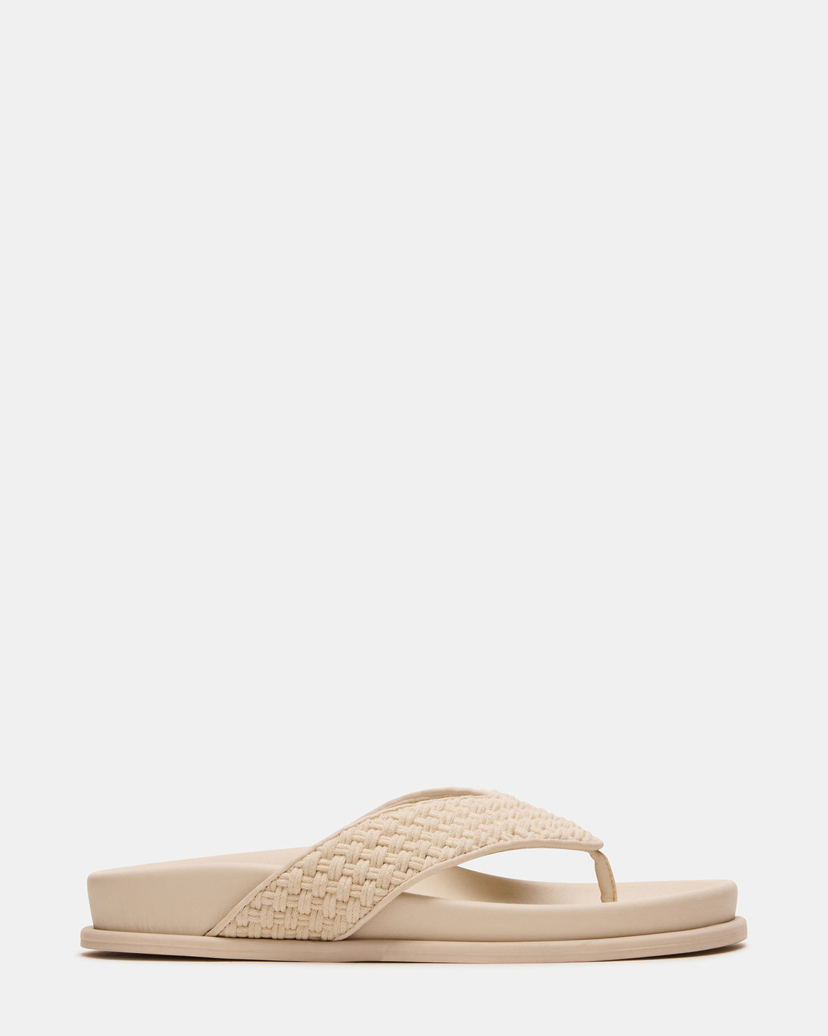 Steve Madden ZINNIA Bone Multi Women's Thong Footbed Sandal