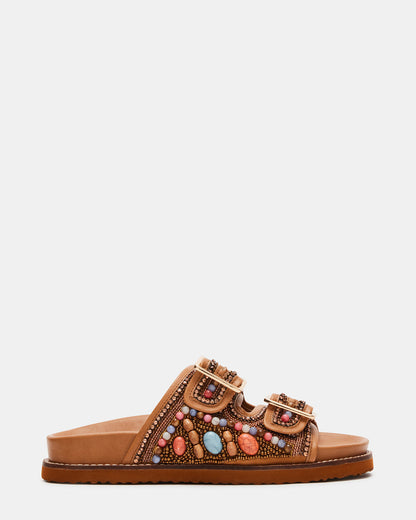 Steve Madden CABO Multi Beaded Footbed Slide | Women's Sandals