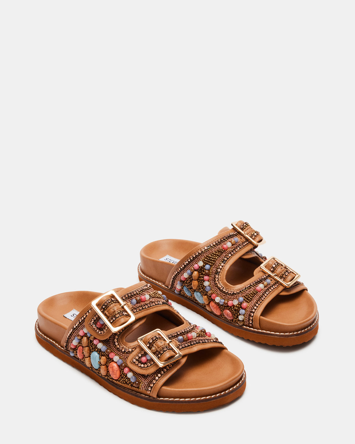 Steve Madden CABO Multi Beaded Footbed Slide | Women's Sandals
