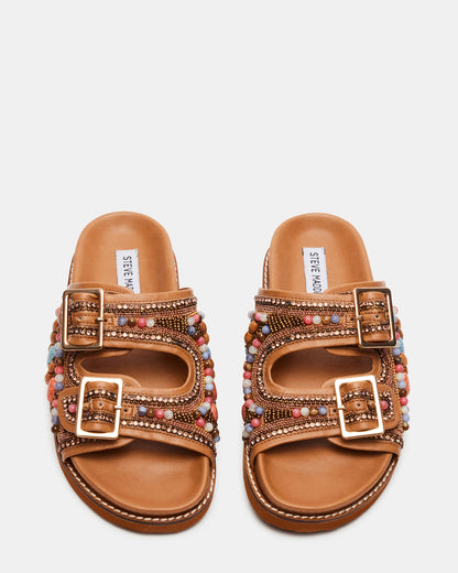 Steve Madden CABO Multi Beaded Footbed Slide | Women's Sandals