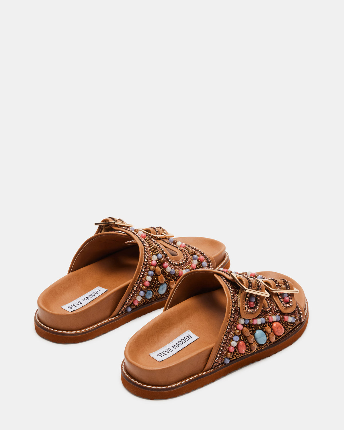 Steve Madden CABO Multi Beaded Footbed Slide | Women's Sandals