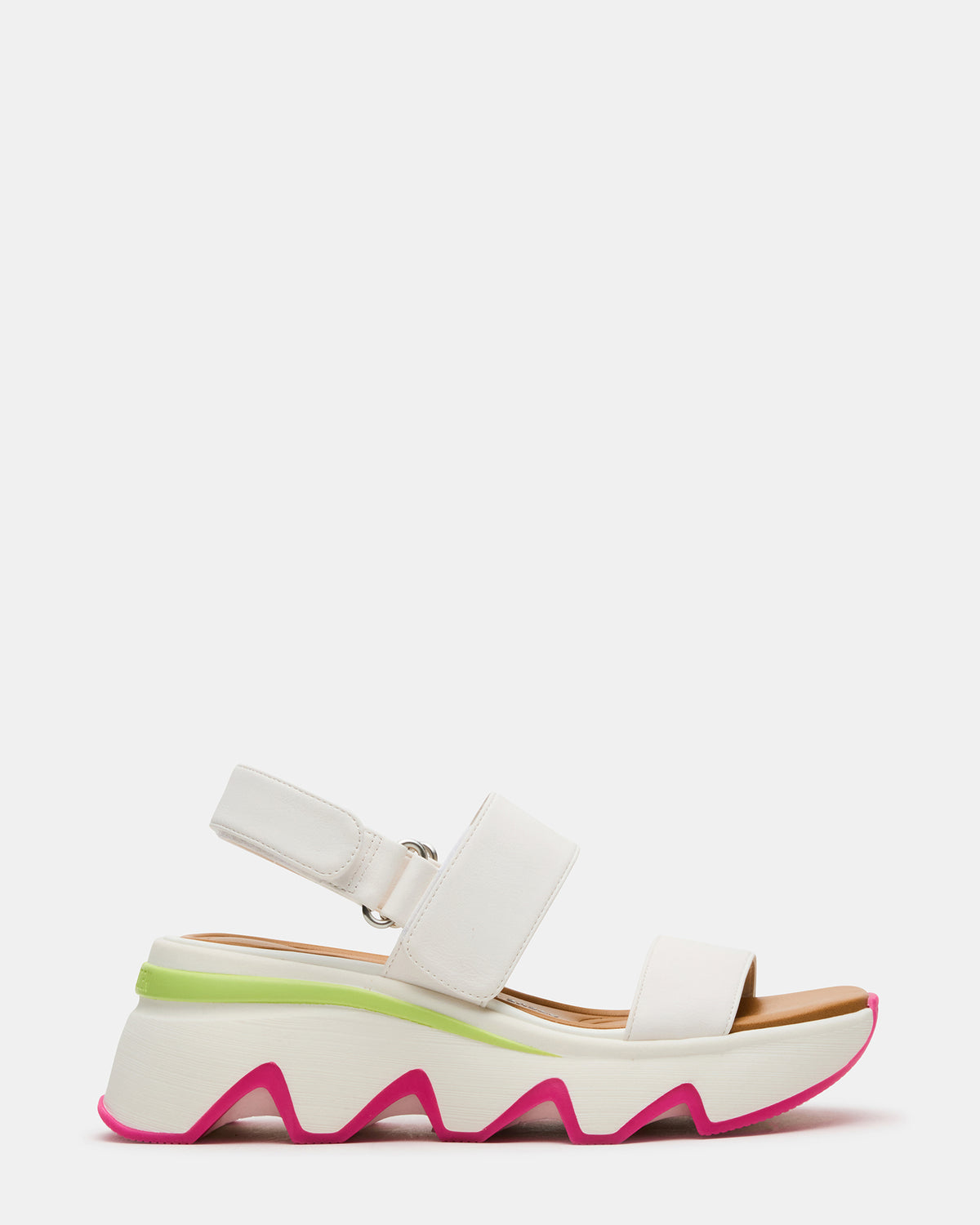 Steve Madden LOCHAN Bone Platform Flatform Strappy Women's Sandal