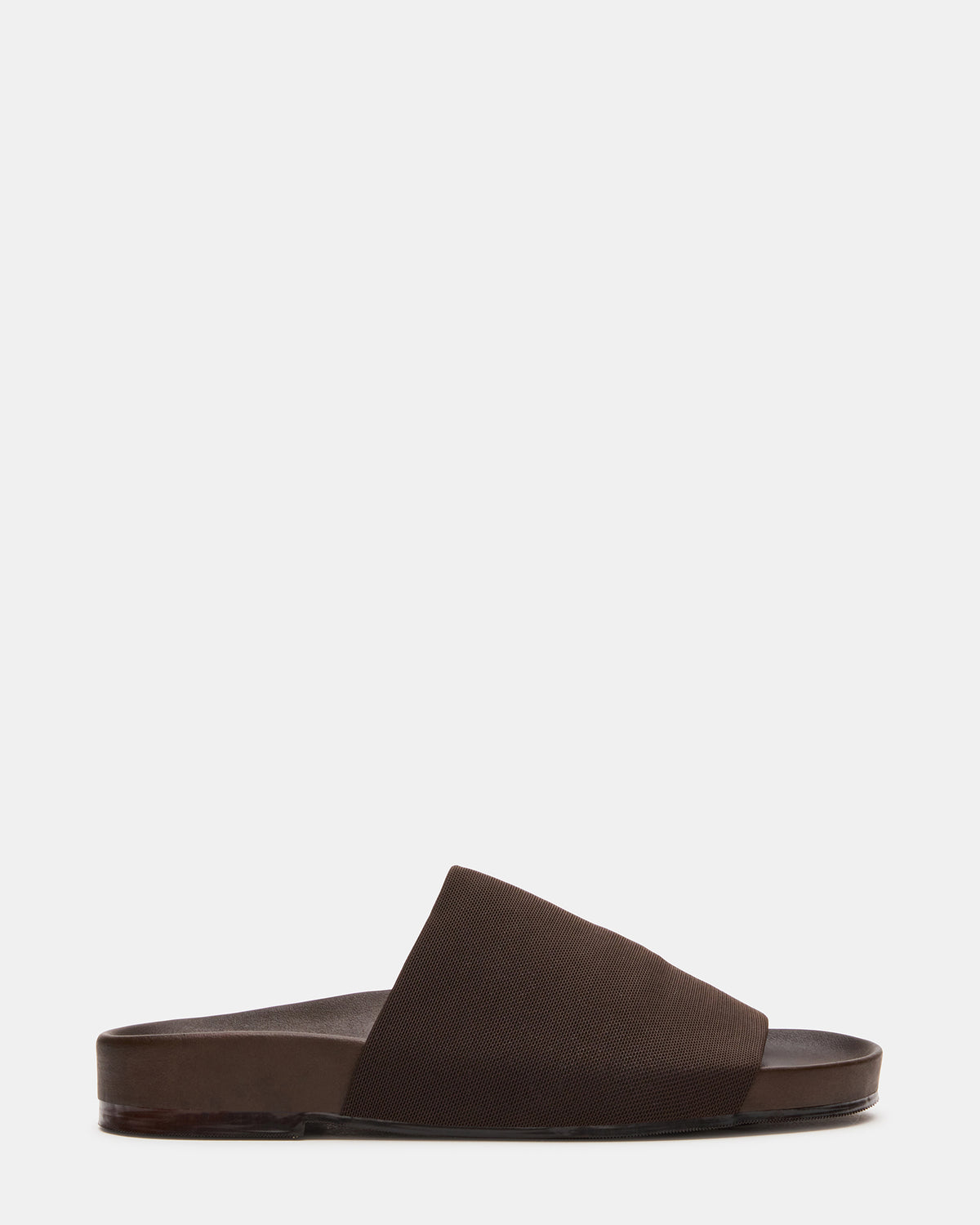Steve Madden SANSA Brown Flatform Footbed Slide Women's Sandal