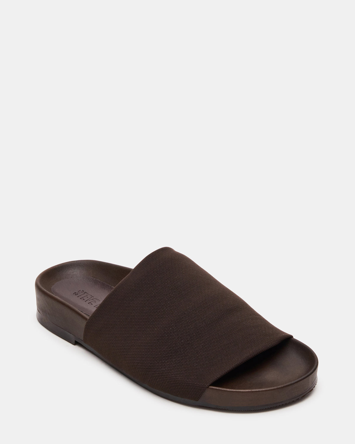 Steve Madden SANSA Brown Flatform Footbed Slide Women's Sandal
