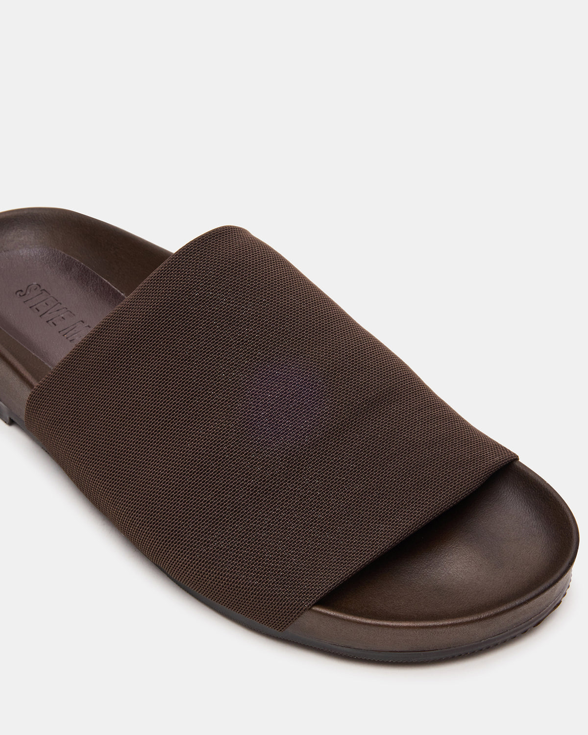 Steve Madden SANSA Brown Flatform Footbed Slide Women's Sandal
