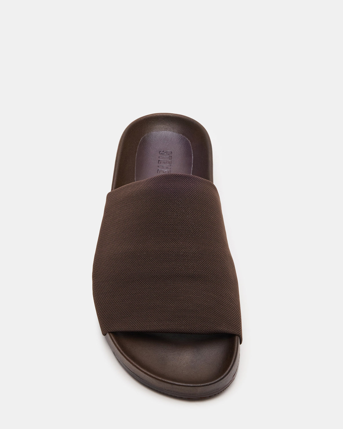 Steve Madden SANSA Brown Flatform Footbed Slide Women's Sandal