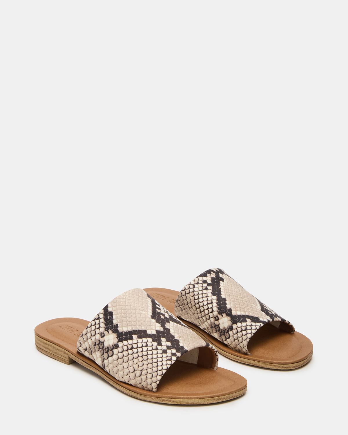 Steve Madden KIPP Natural Snake Slide Women's Sandal