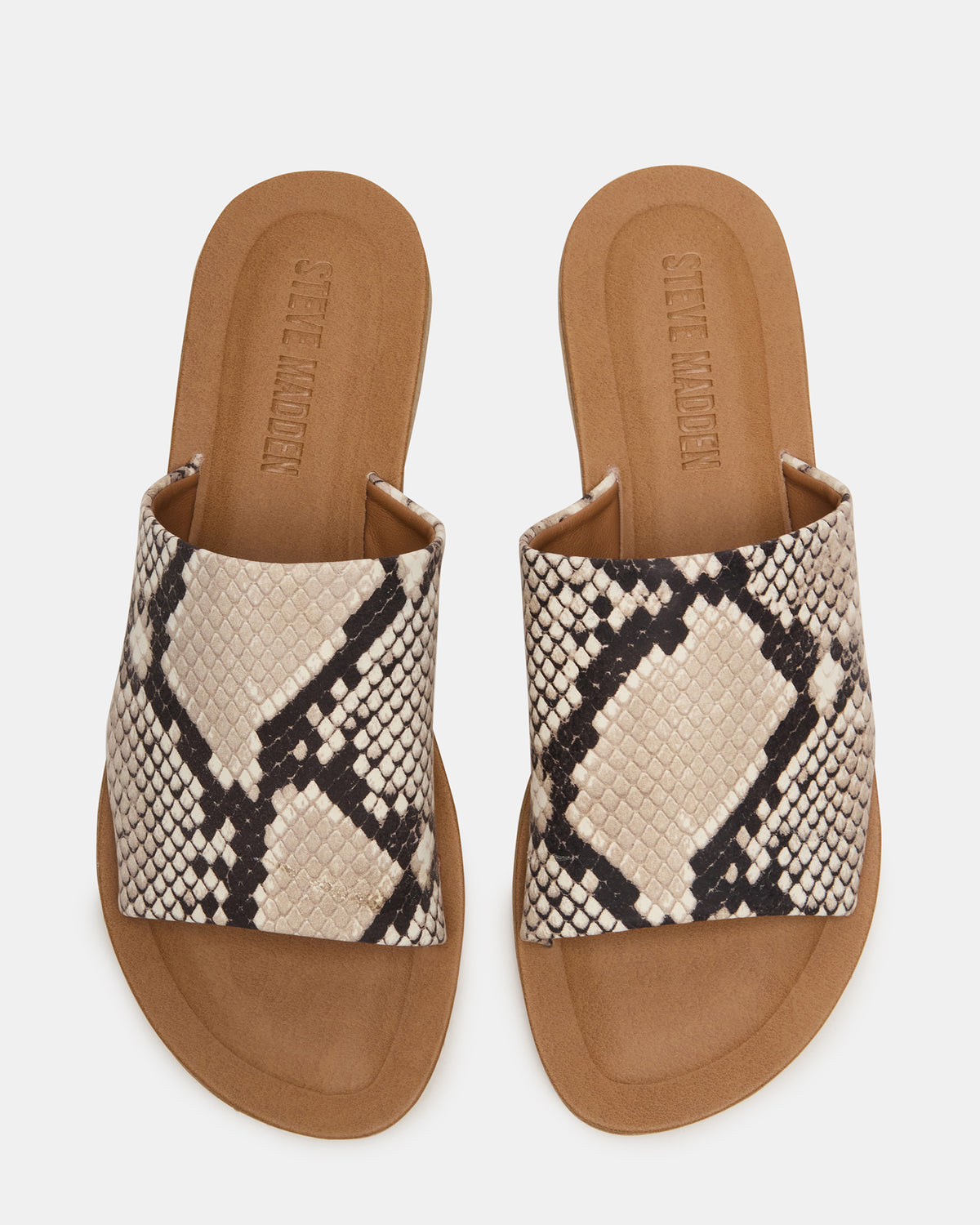 Steve Madden KIPP Natural Snake Slide Women's Sandal
