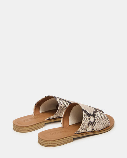 Steve Madden KIPP Natural Snake Slide Women's Sandal
