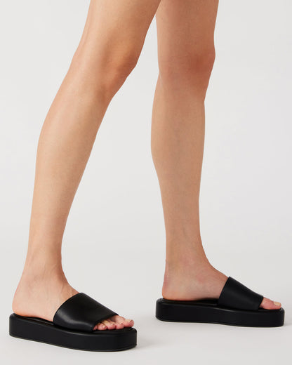 Steve Madden BEACHY Quilted Pistachio Platform Slide Women's Sandal
