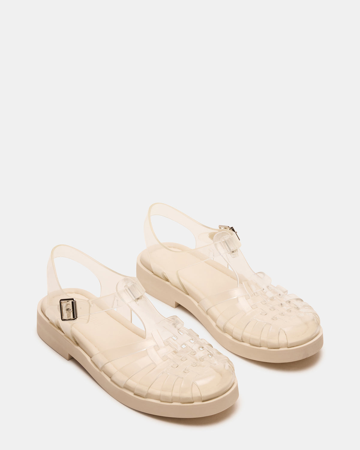 Steve Madden FLICKER Clear Women's Fisherman Jelly Sandal