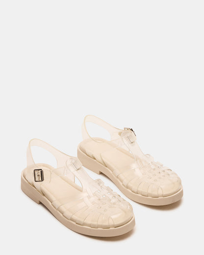 Steve Madden FLICKER Clear Women's Fisherman Jelly Sandal