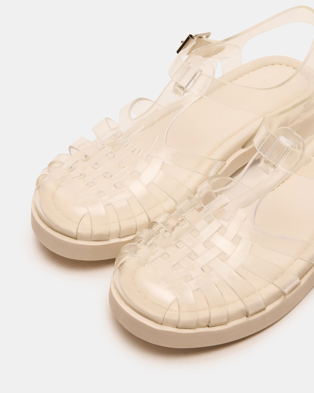 Steve Madden FLICKER Clear Women's Fisherman Jelly Sandal