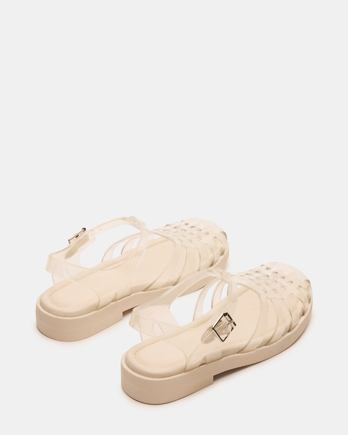 Steve Madden FLICKER Clear Women's Fisherman Jelly Sandal