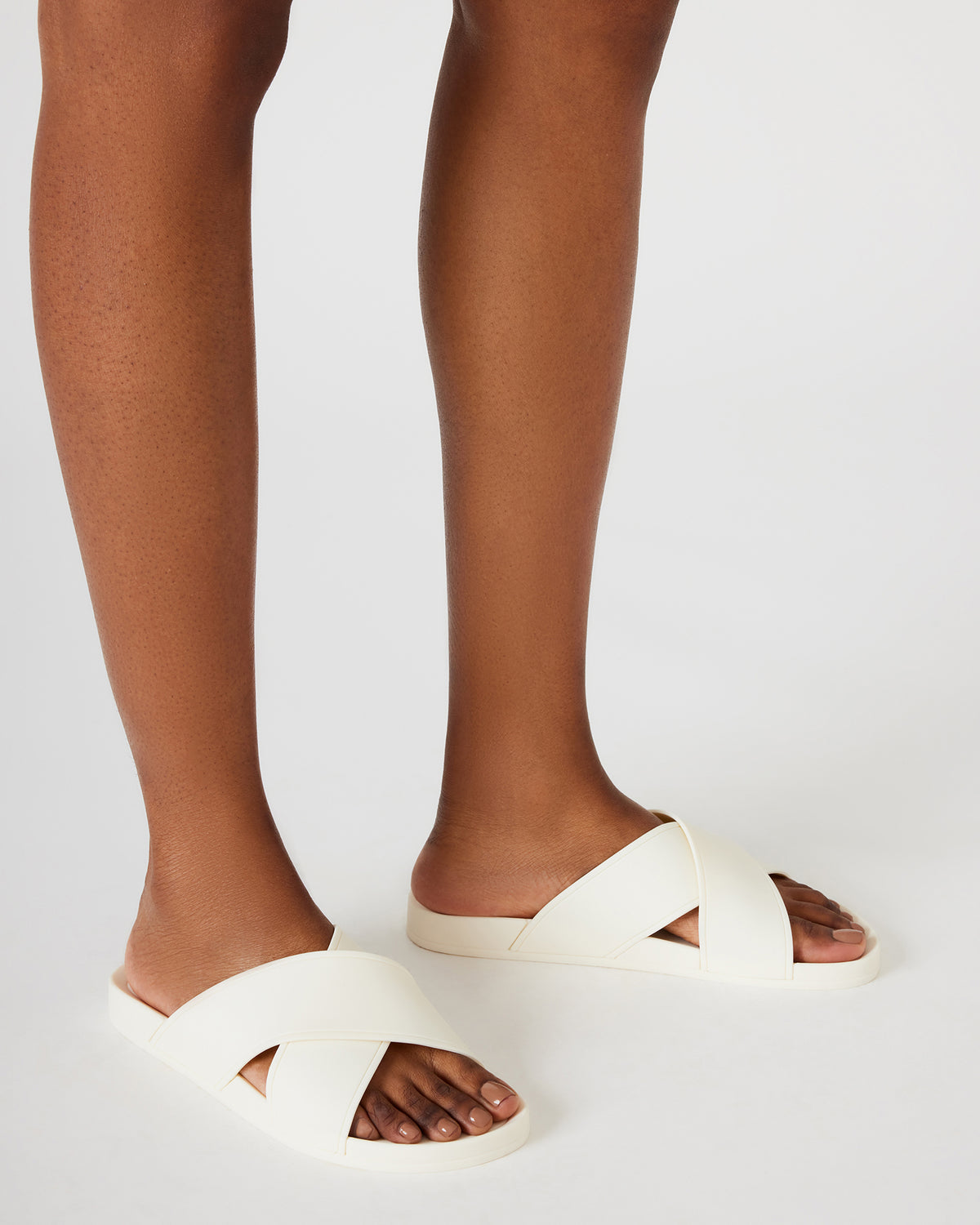 Steve Madden KATELYN Bone Footbed Slide | Women's Sandals