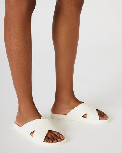 Steve Madden KATELYN Bone Footbed Slide | Women's Sandals