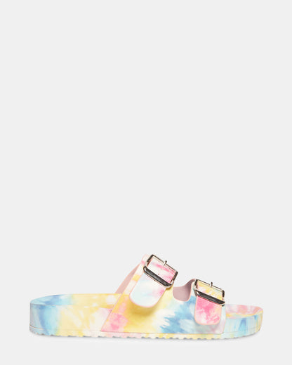 Steve Madden TEDDY-T PASTEL MULTI | Tie Dye Slides