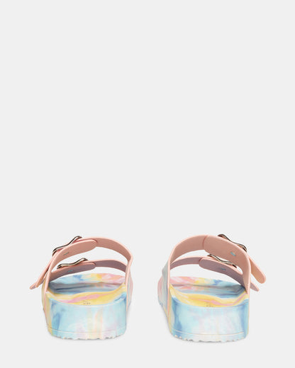 Steve Madden TEDDY-T PASTEL MULTI | Tie Dye Slides