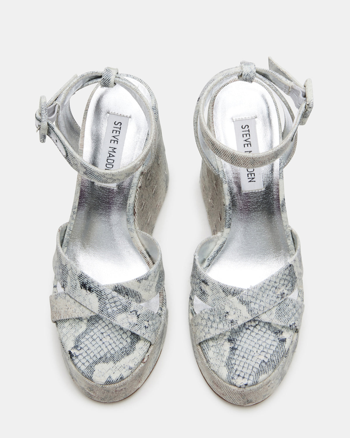 Steve Madden PINNACLE Multi Snake Women's Platform Wedge Sandal