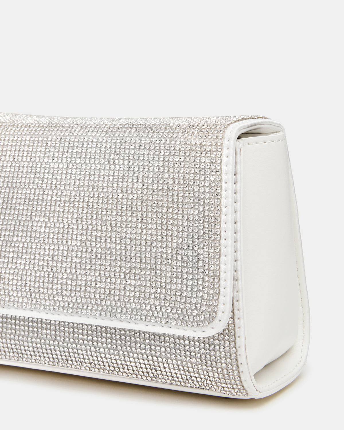 Steve Madden EVELINA Bag Rhinestones Angular Rhinestone Embellished Crossbody Mini Clutch Handbag