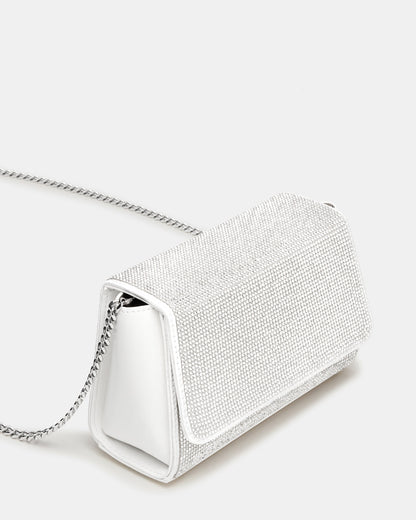 Steve Madden EVELINA Bag Rhinestones Angular Rhinestone Embellished Crossbody Mini Clutch Handbag