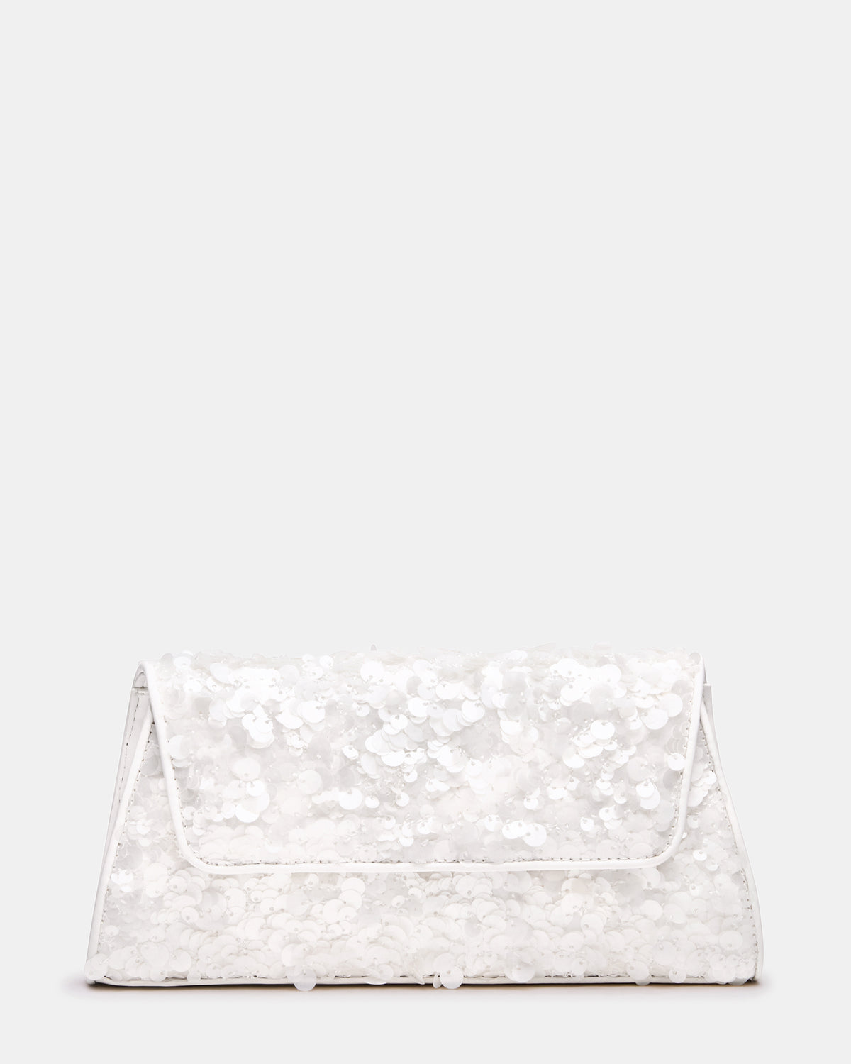 Steve Madden AVANT Bag Sequin French Binding Trapezoid Crossbody Clutch Handbag