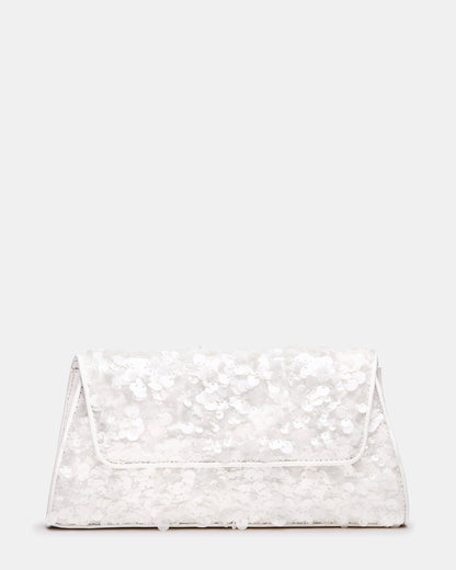Steve Madden AVANT Bag Sequin French Binding Trapezoid Crossbody Clutch Handbag
