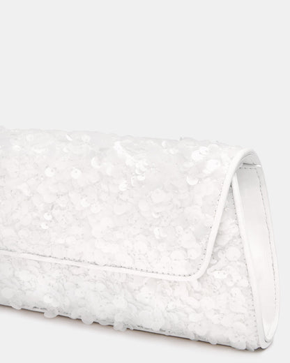 Steve Madden AVANT Bag Sequin French Binding Trapezoid Crossbody Clutch Handbag