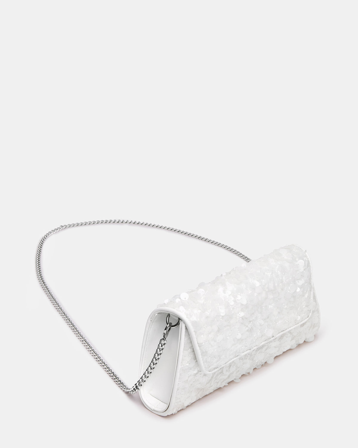Steve Madden AVANT Bag Sequin French Binding Trapezoid Crossbody Clutch Handbag