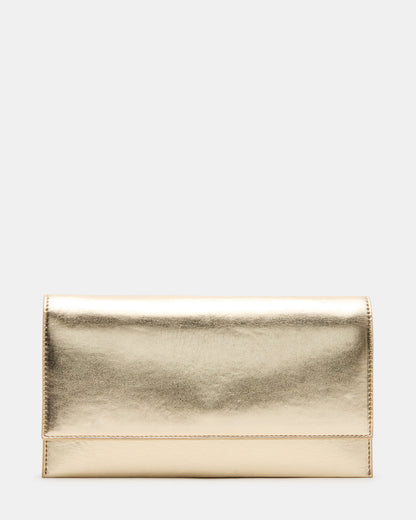 Steve Madden JULIANA Bag Gold Women's Crossbody Clutch Handbag