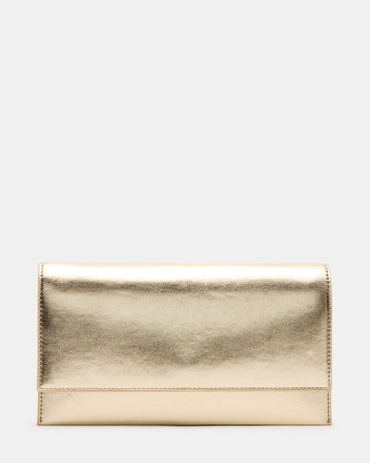Steve Madden JULIANA Bag Gold Women's Crossbody Clutch Handbag