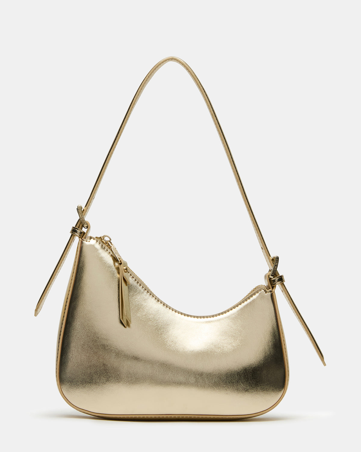 Steve Madden SMITH Bag Gold Asymmetric Shoulder Handbag