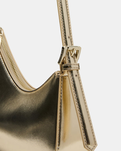 Steve Madden SMITH Bag Gold Asymmetric Shoulder Handbag