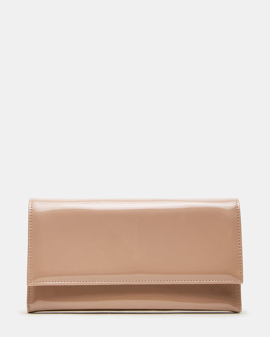 Steve Madden JULIANA Bag Blush Patent Crossbody Clutch Handbag