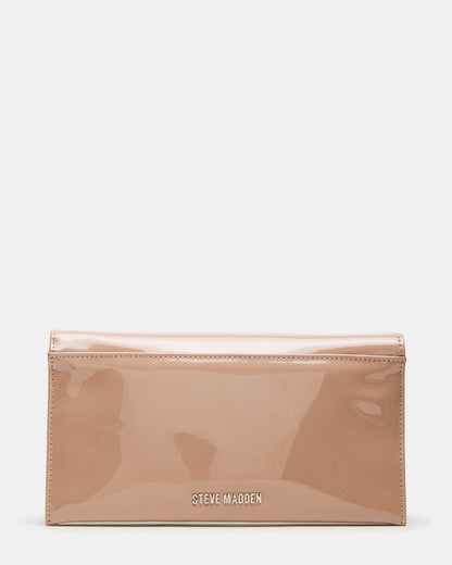 Steve Madden JULIANA Bag Blush Patent Crossbody Clutch Handbag