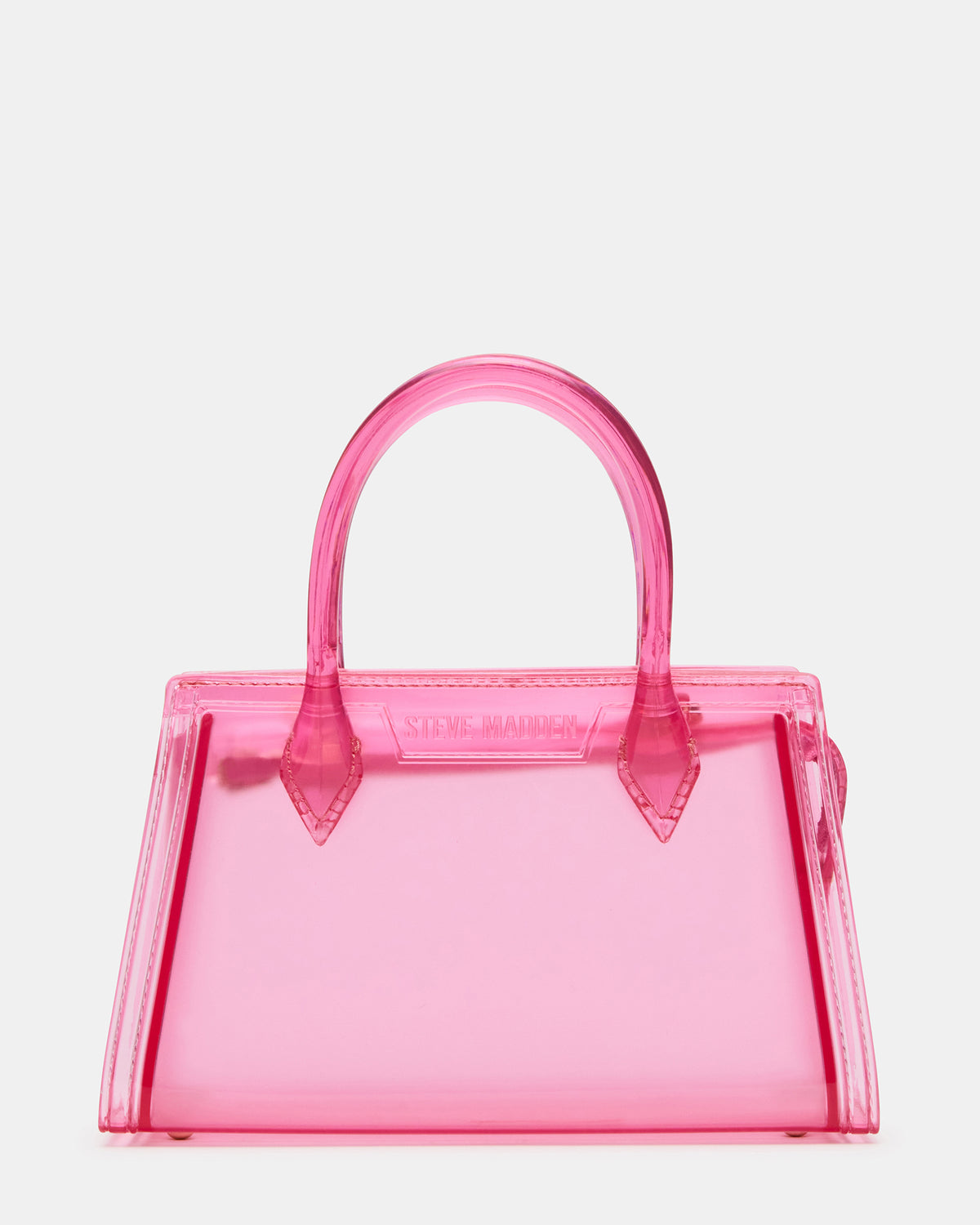 Steve Madden PEACH Jelly Bag Pink Mini Crossbody Top-Handle Handbag
