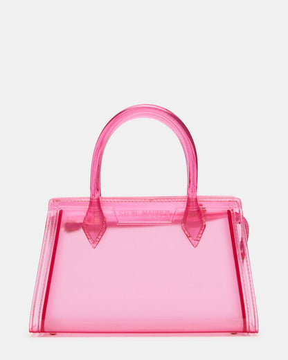 Steve Madden PEACH Jelly Bag Pink Mini Crossbody Top-Handle Handbag