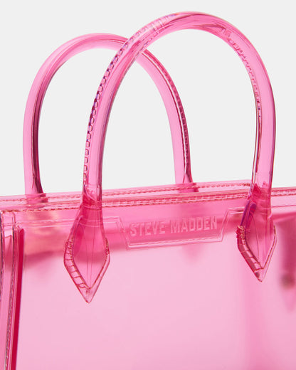 Steve Madden PEACH Jelly Bag Pink Mini Crossbody Top-Handle Handbag