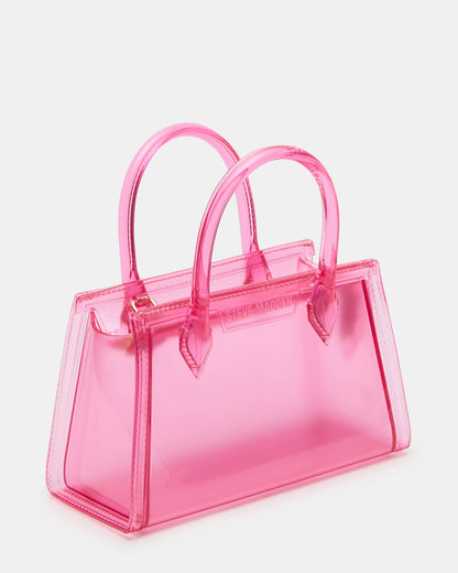 Steve Madden PEACH Jelly Bag Pink Mini Crossbody Top-Handle Handbag